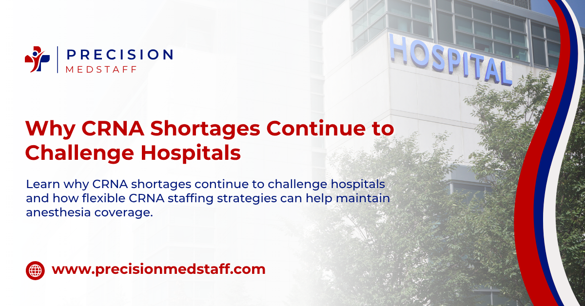 CRNA staffing solutions for hospitals and healthcare organizations